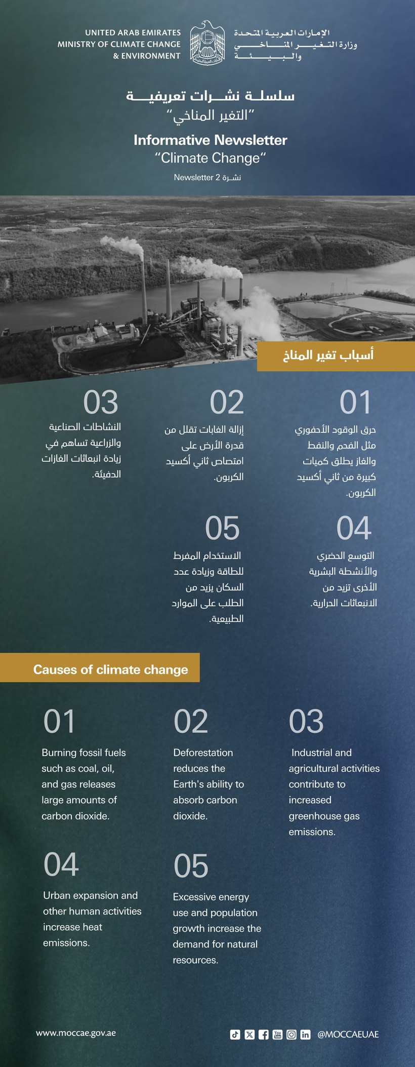Climate awareness social post