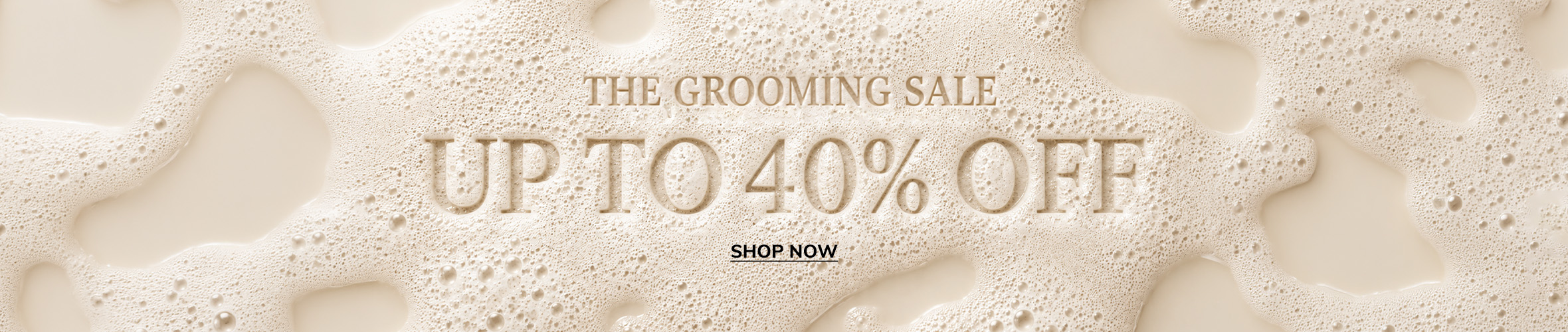 Ounass Grooming Sale campaign banner