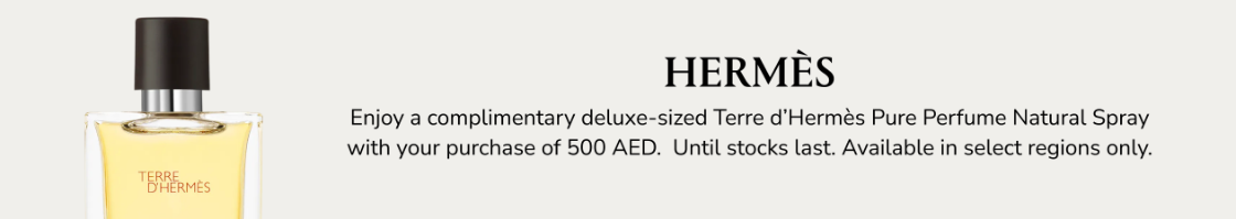Hermès gift with purchase promo banner